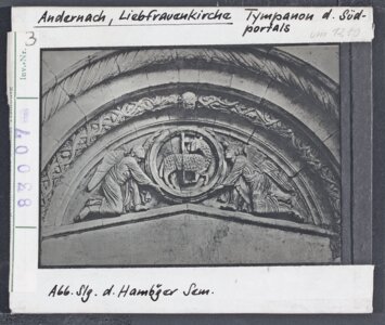 preview Andernach: Liebfrauenkirche, Tympanon des Südportals Diasammlung